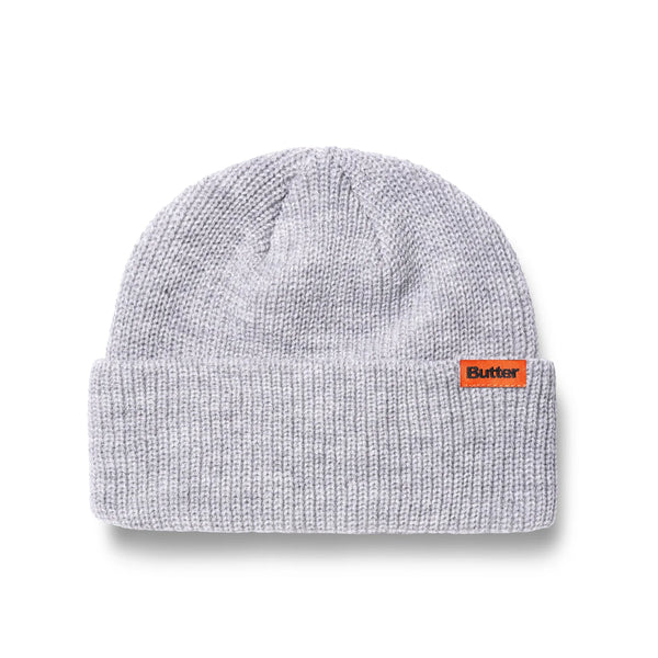 BUTTER GOODS Tall Wharfie Beanie Ash; OS