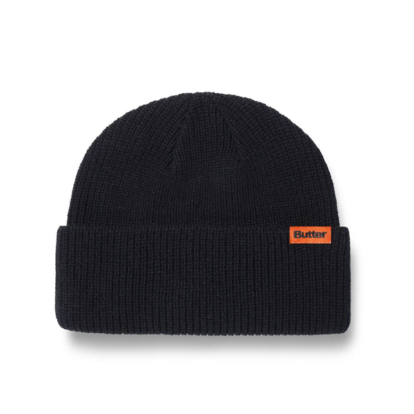 BUTTER GOODS Tall Wharfie Beanie Black; OS