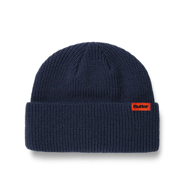 BUTTER GOODS Tall Wharfie Beanie Navy; OS