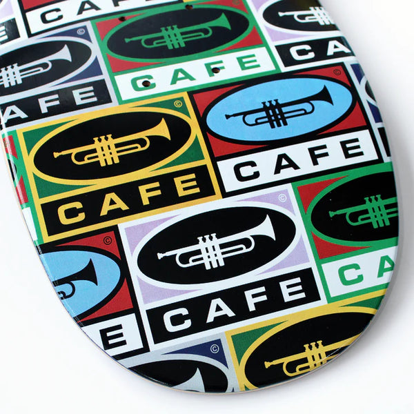Skateboard Cafe Trumpet Collage Deck C2 Shape Multi; 8.5"