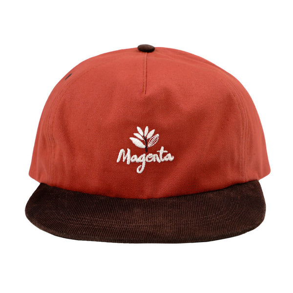 Magenta Québec Snapback Hat Brick