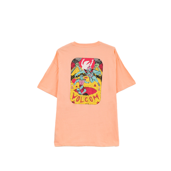 VOLCOM SANAIR LSE SST PEACH BUD