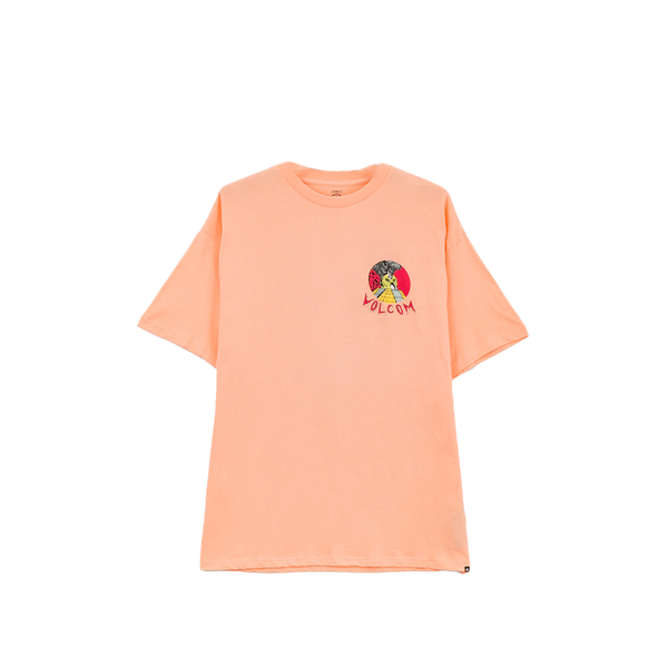 VOLCOM SANAIR LSE SST PEACH BUD