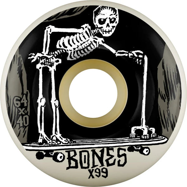 BONES Gördeszka Kerék X-Formula Better Sk8 White 99A; 64 MM