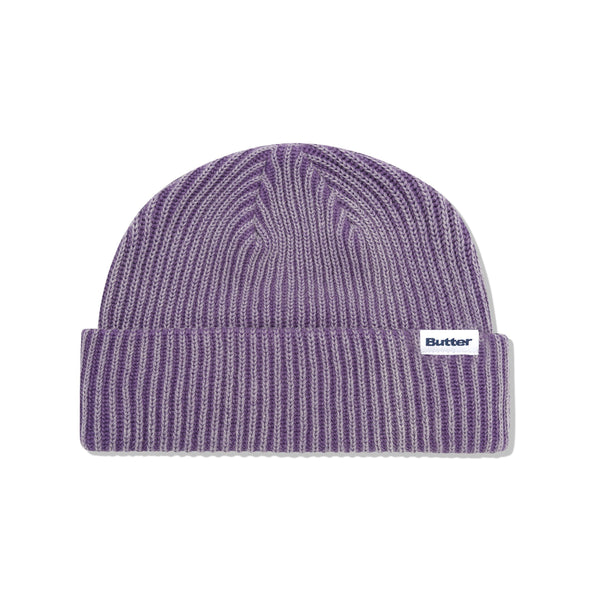 BUTTER GOODS Washed Beanie Grape; OS