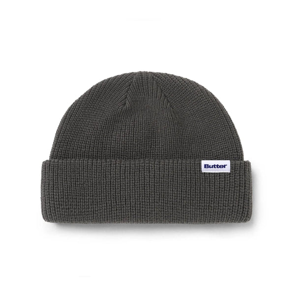 BUTTER GOODS Wharfie Beanie Charcoal; OS