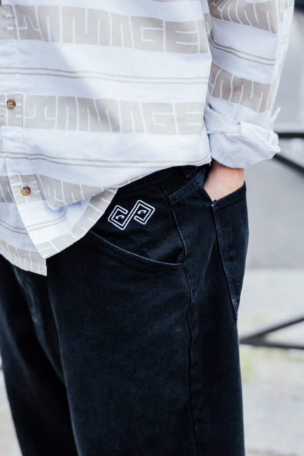 MAGENTA Ledge Denim Pants Black