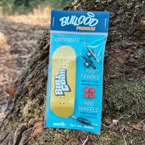 BULLGOD Bootleg Logo Lemon Premium Fingerboard; 34 mm