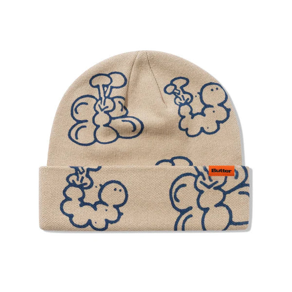 BUTTER GOODS Bugs Beanie Stone