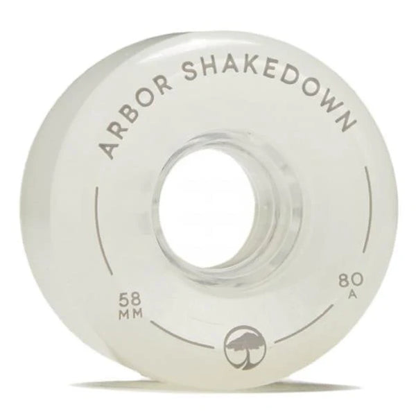 ARBOR LONGBOARDS Shakedown Wheel 80A Ghost White; 58 MM