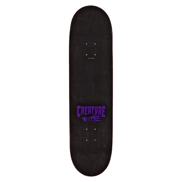 Creature Stumps Outline Logo Deck Black; 8.5