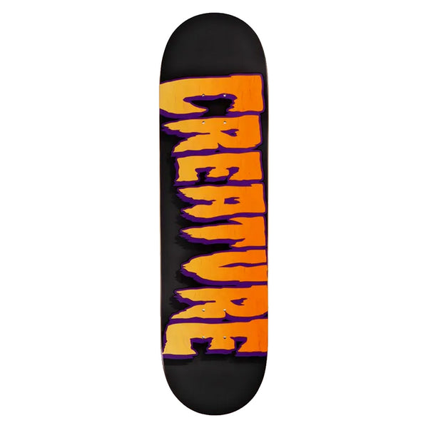 Creature Stumps Outline Logo Deck Black; 8.5