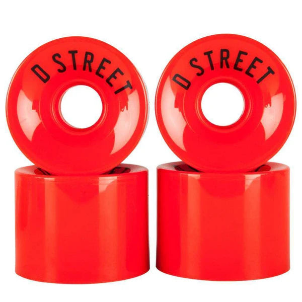D-Street Soft Wheels 59 Cent 78A Red; 59MM
