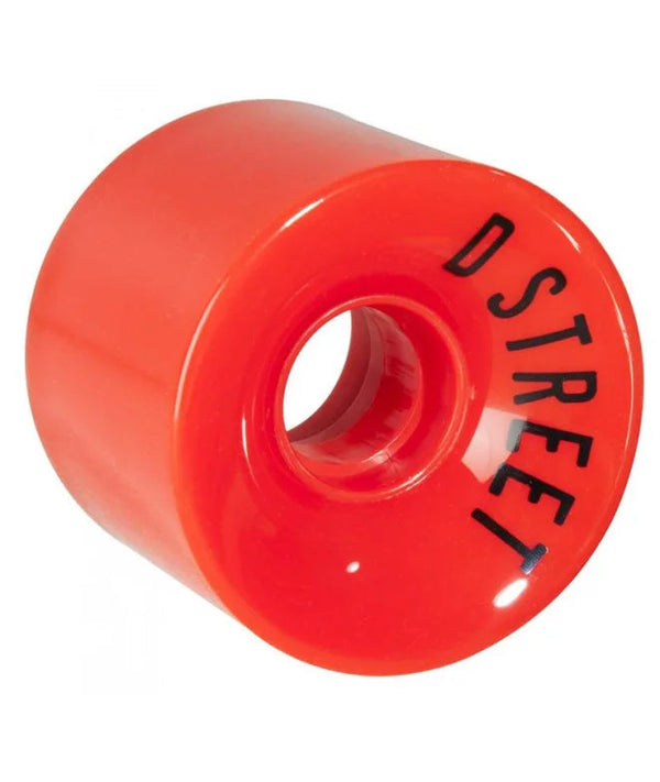 D-Street Soft Wheels 59 Cent 78A Red; 59MM