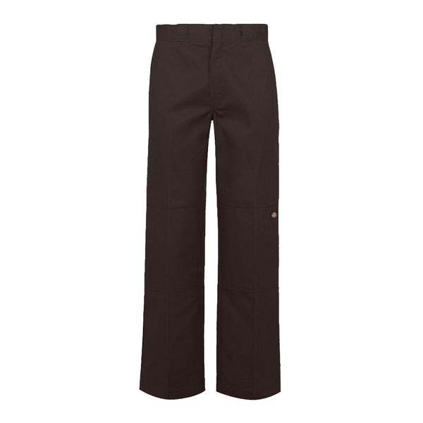 DICKIES Double Knee Work Pants Rec Dark Brown