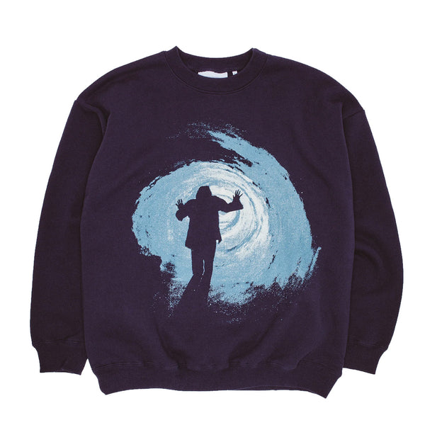 FUCKING AWESOME Tunnel Vision Crewneck Navy