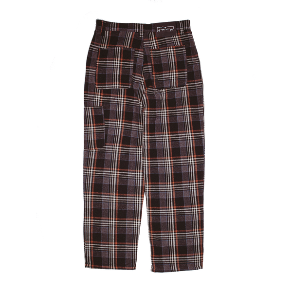 Fucking Awesome Plaid Double Knee Pant Black/Red