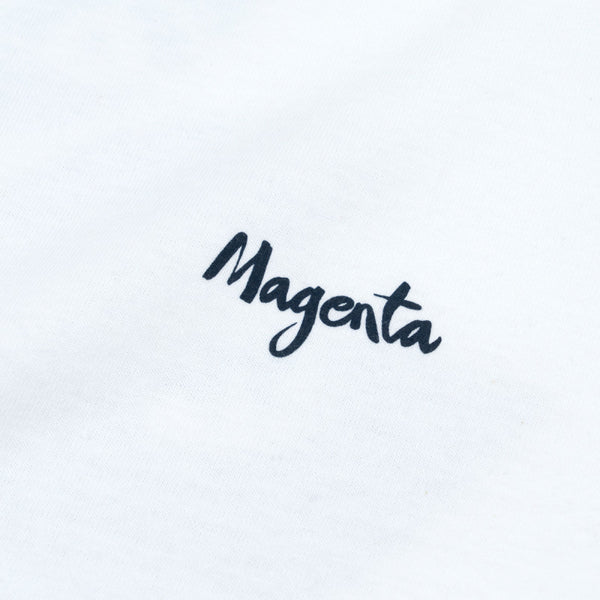 MAGENTA Femme Tee White