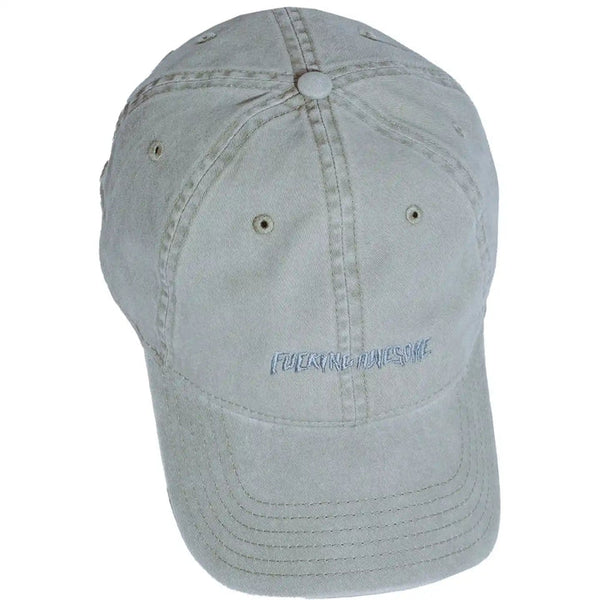 FA FUCKING AWESOME Tonal Little Stamp Logo 6P Hat Stone; OS