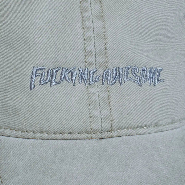 FA FUCKING AWESOME Tonal Little Stamp Logo 6P Hat Stone; OS
