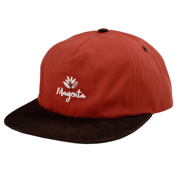 Magenta Québec Snapback Hat Brick