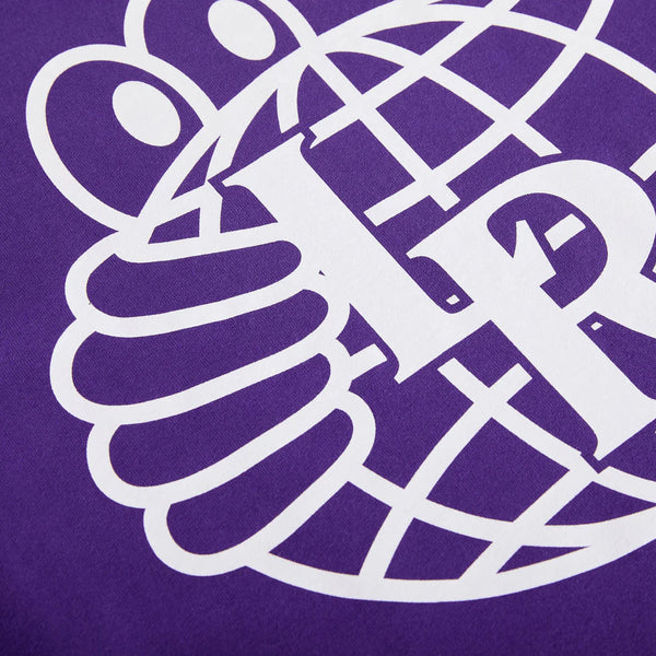 LAST RESORT AB Atlas Monogram SS Tee Heliotrope/White