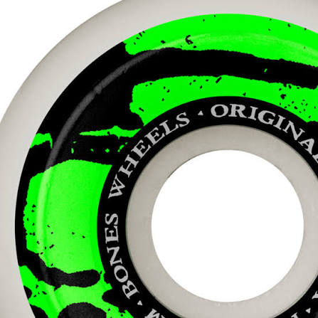 BONES Gördeszka Kerék OG Formula Mummy Skulls WIDE V4 100A; 54 MM