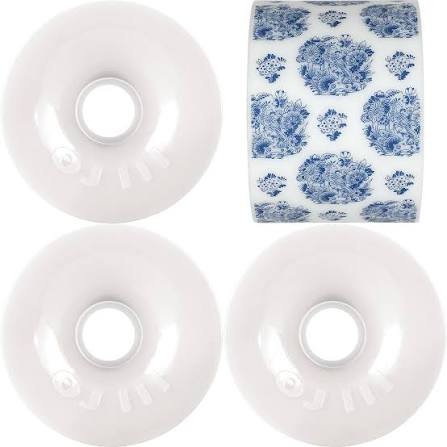 OJ Soft Wheels Tea Cup Thunder Juice 78A White; 75 MM