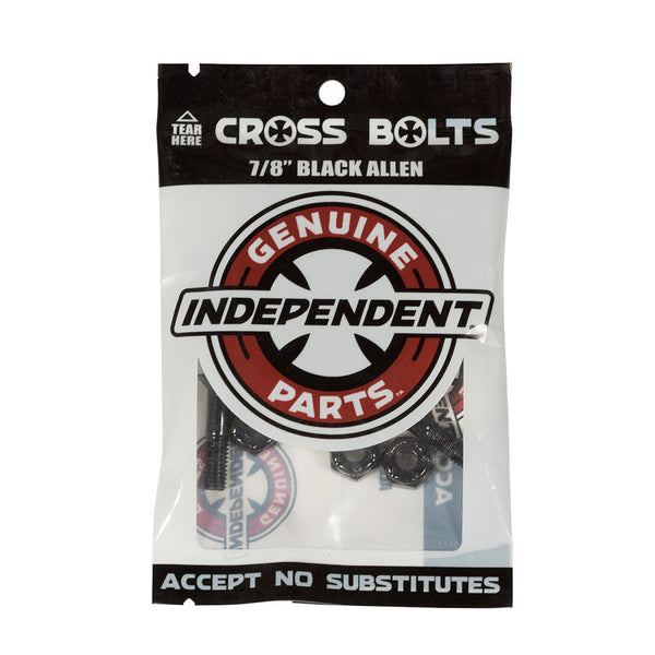 INDEPENDENT Bolts Allen Black; 7/8 "