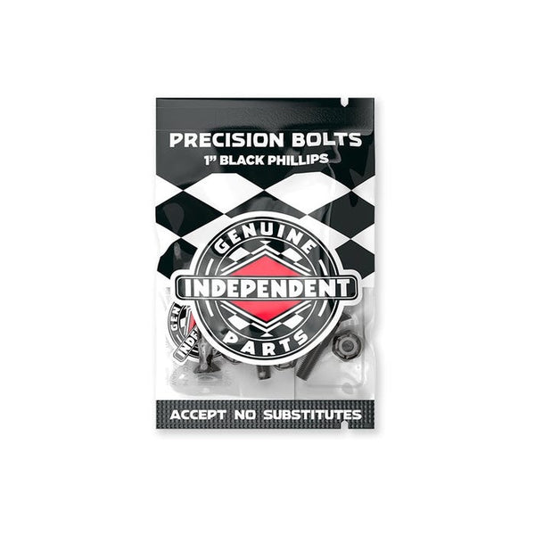 INDEPENDENT Bolts Phillips Black; 1 "