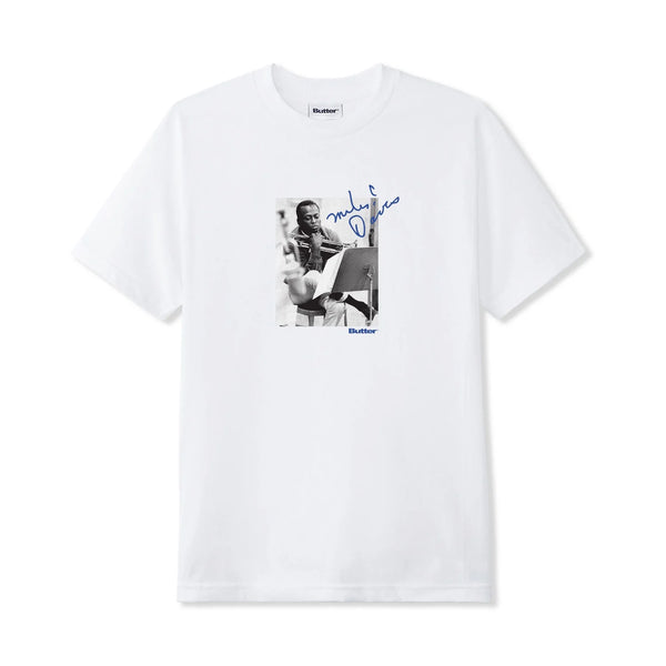 BUTTER GOODS Miles Davis Kind Of Blue Tee White