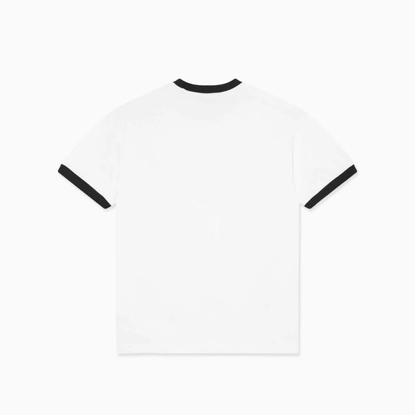 LAST RESORT AB Signature Ringer SS Tee White/Black