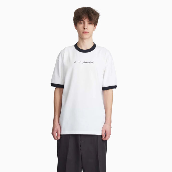 LAST RESORT AB Signature Ringer SS Tee White/Black