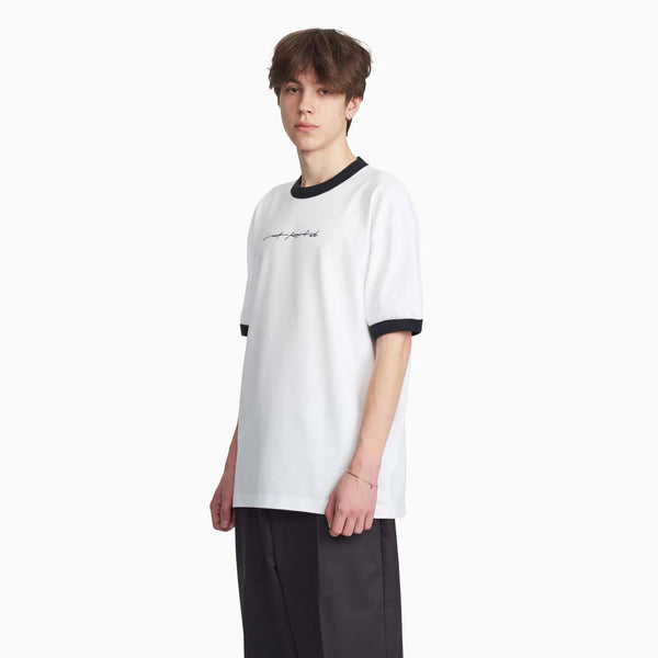 LAST RESORT AB Signature Ringer SS Tee White/Black