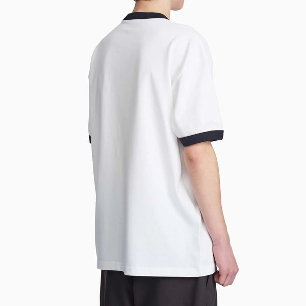 LAST RESORT AB Signature Ringer SS Tee White/Black