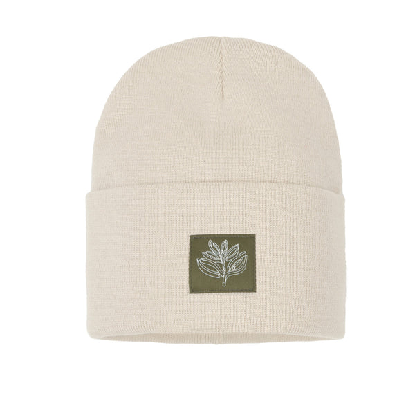 MAGENTA Brutalista Beanie Natural