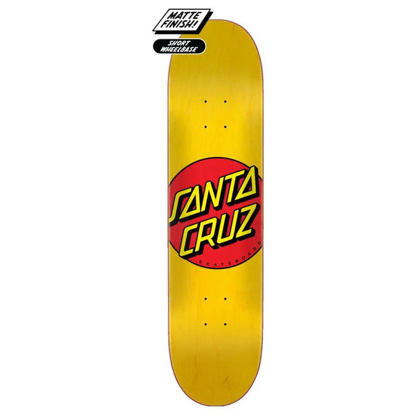 Santa Cruz Gördeszka Lap Classic Dot Yellow; 7.75"
