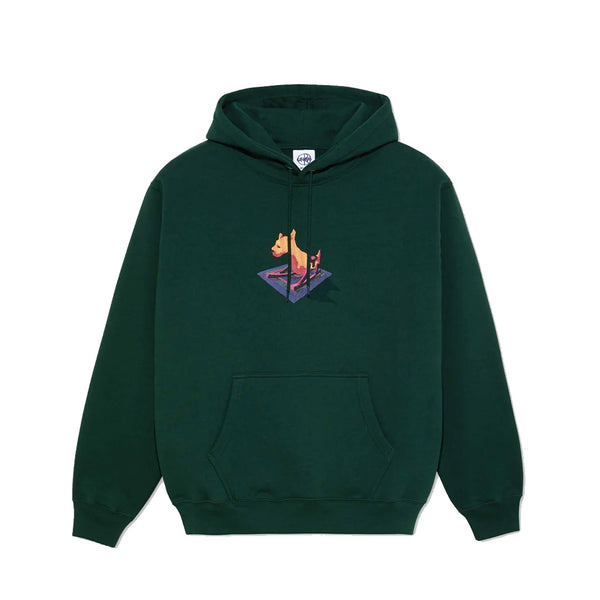 POLAR Dave Hoodie Dog Dark Green