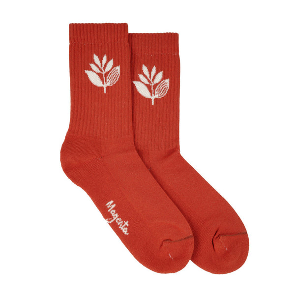 Magenta Plant Socks Auburn
