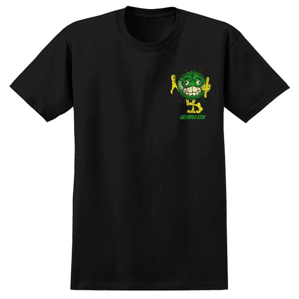 ANTIHERO Grimple Stix Asphalt Animals Tee Black