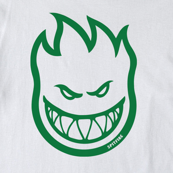 SPITFIRE Póló Bighead L/S White/Green