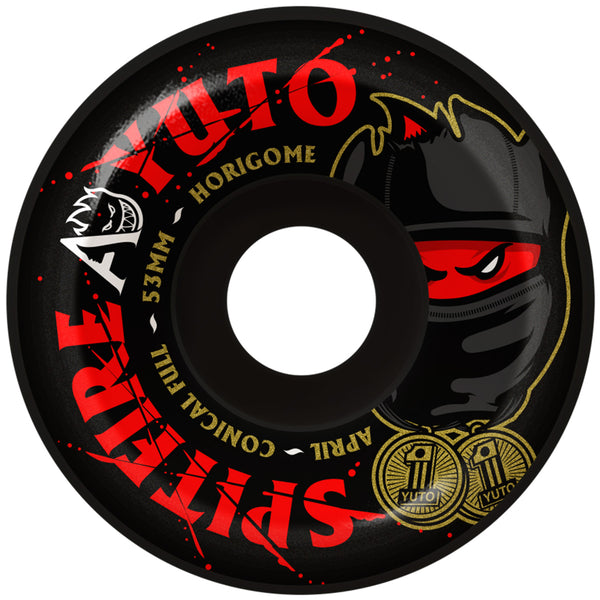 Spitfire Gördeszka Kerék Formula Four X April Yuto Conical Full 99D Black; 53 MM