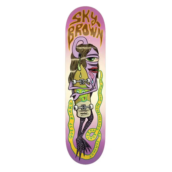 TOY-MACHINE Gördezka Lap Sky Brown Guest Board Multicolored; 8.25"