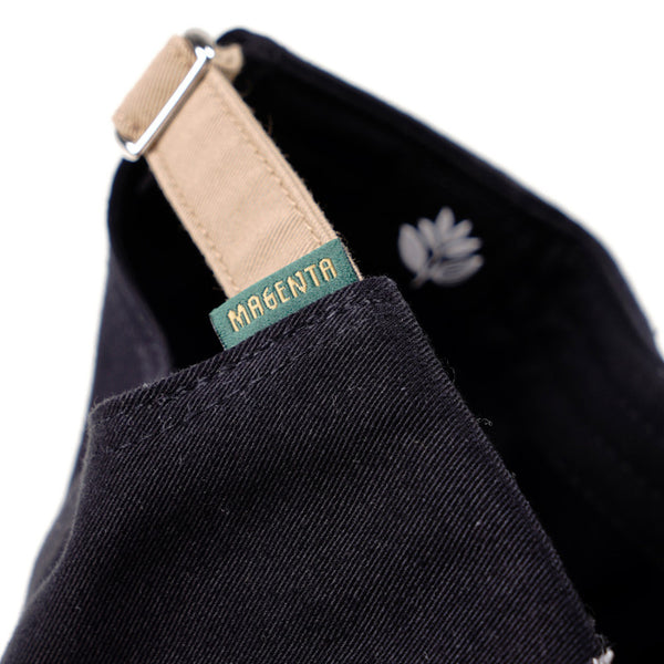 Magenta 2 Tone Dad Hat Black
