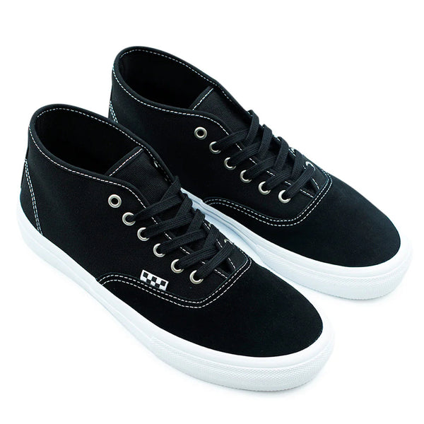 VANS SKATE Authentic Mid Black/White