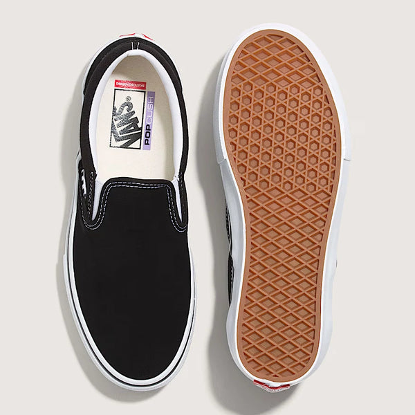 VANS SKATE Slip-On Black/White