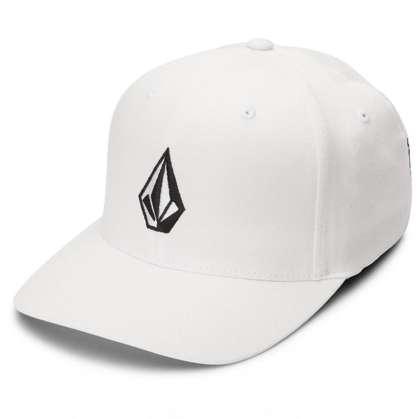 VOLCOM FULL STONE FLEXFIT HAT WHITE