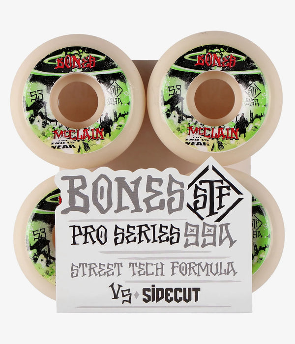 BONES Gördeszka Kerék McCLAIN APOLCALYPSE STF V5 SIDECUT 99A; 53MM