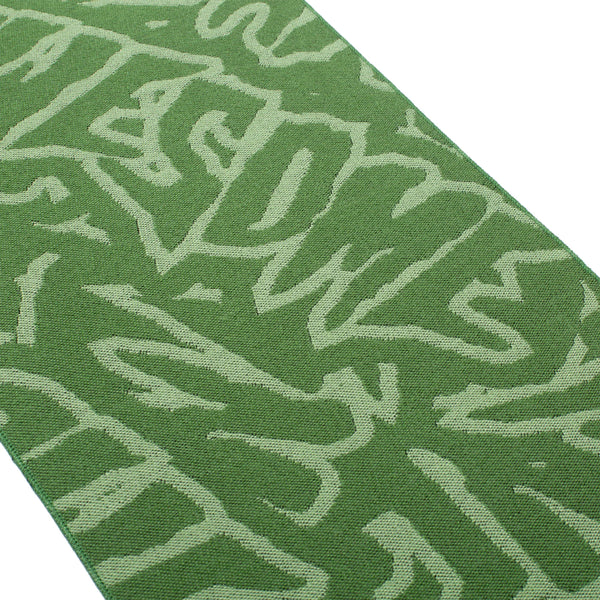 Fucking Awesome Sticker Stamp Scarf Green