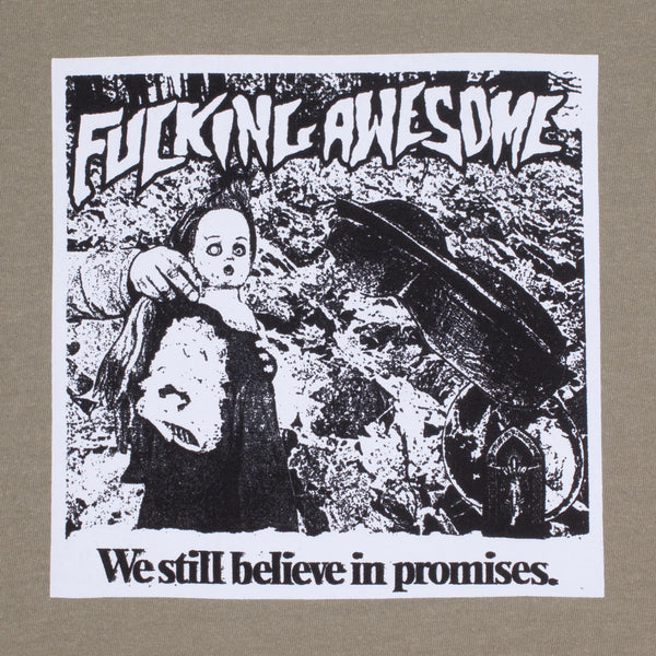 Fucking Awesome Promises Tee Khaki
